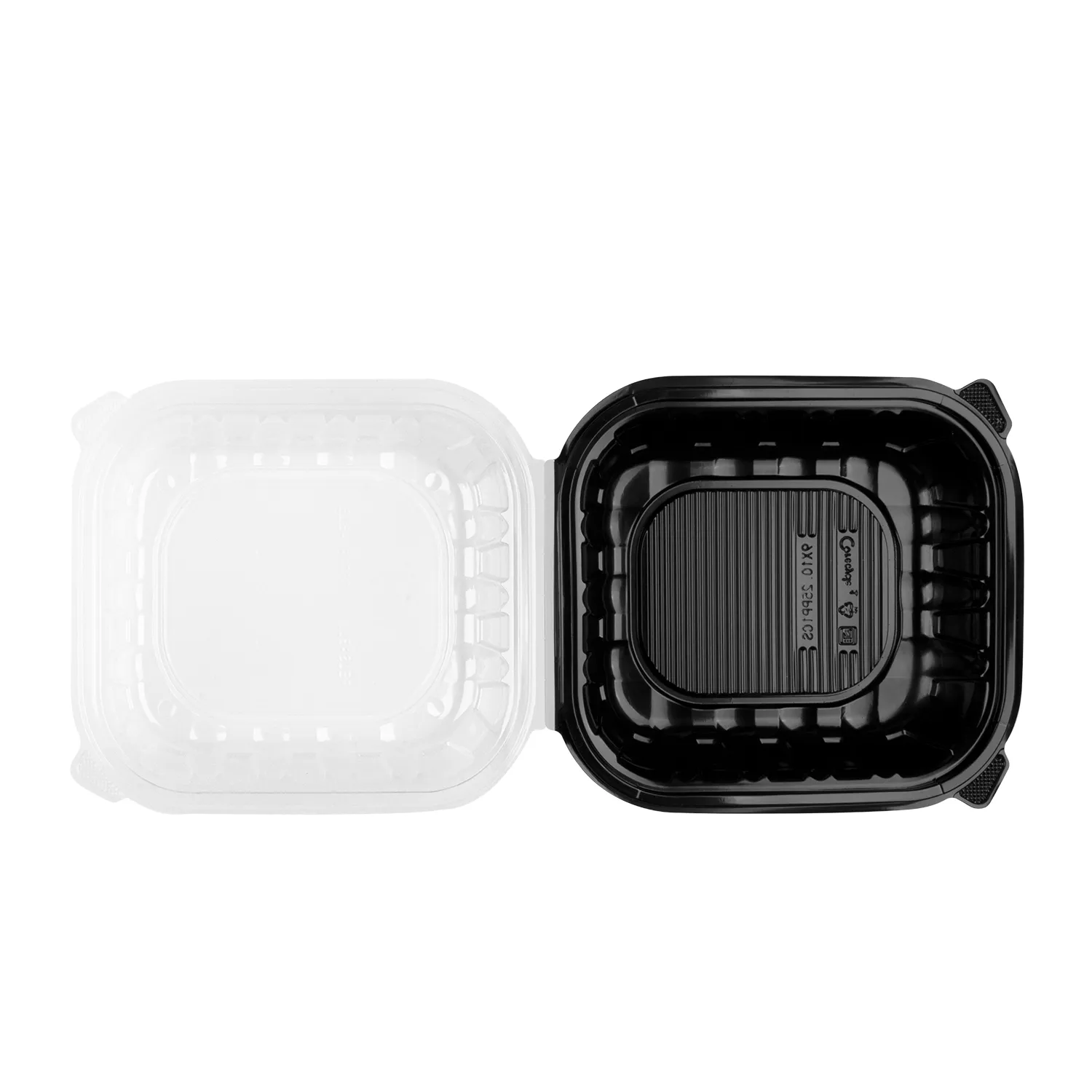 [150 ct] 10.25" x 9" Premium PP Hinged Container