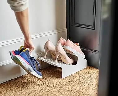 2-Tier Space-Saving Shoe Rack Organiser