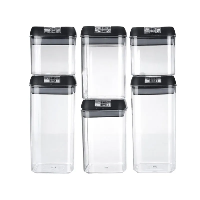 6Pcs Of Bpa-Free Plastic Leak-Proof Kitchen Food Storage Containers Ie-6