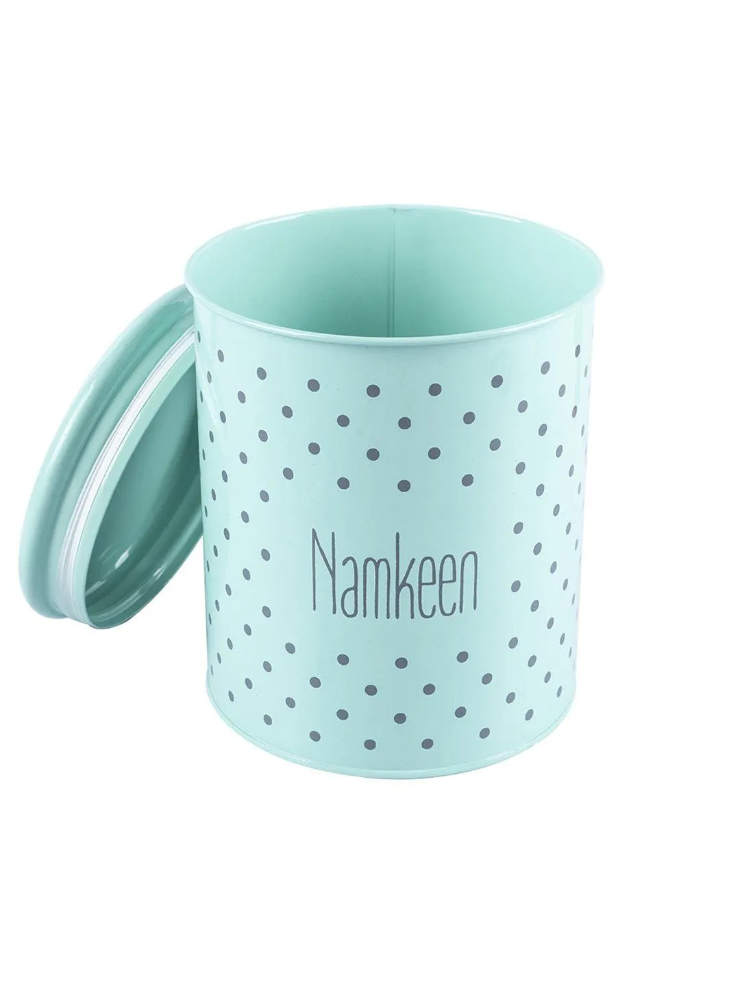 Cookie & Namkeen Jar Set Of 2 ( Green, Each 1700 Ml )