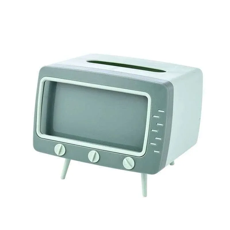 Creative Tissue Boxes Retro Television Phone Holder