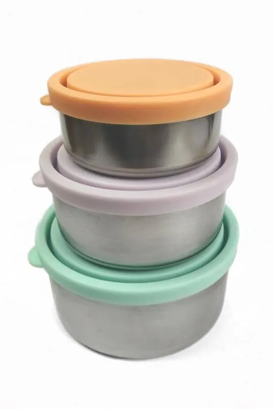 Ever Eco - Round Nesting Containers - Spring Pastels (Set of 3)