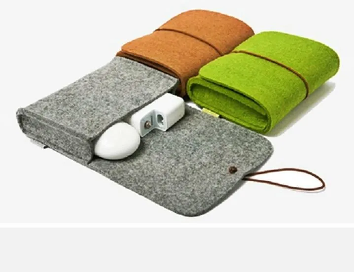 Fashionable Woollen Pouch