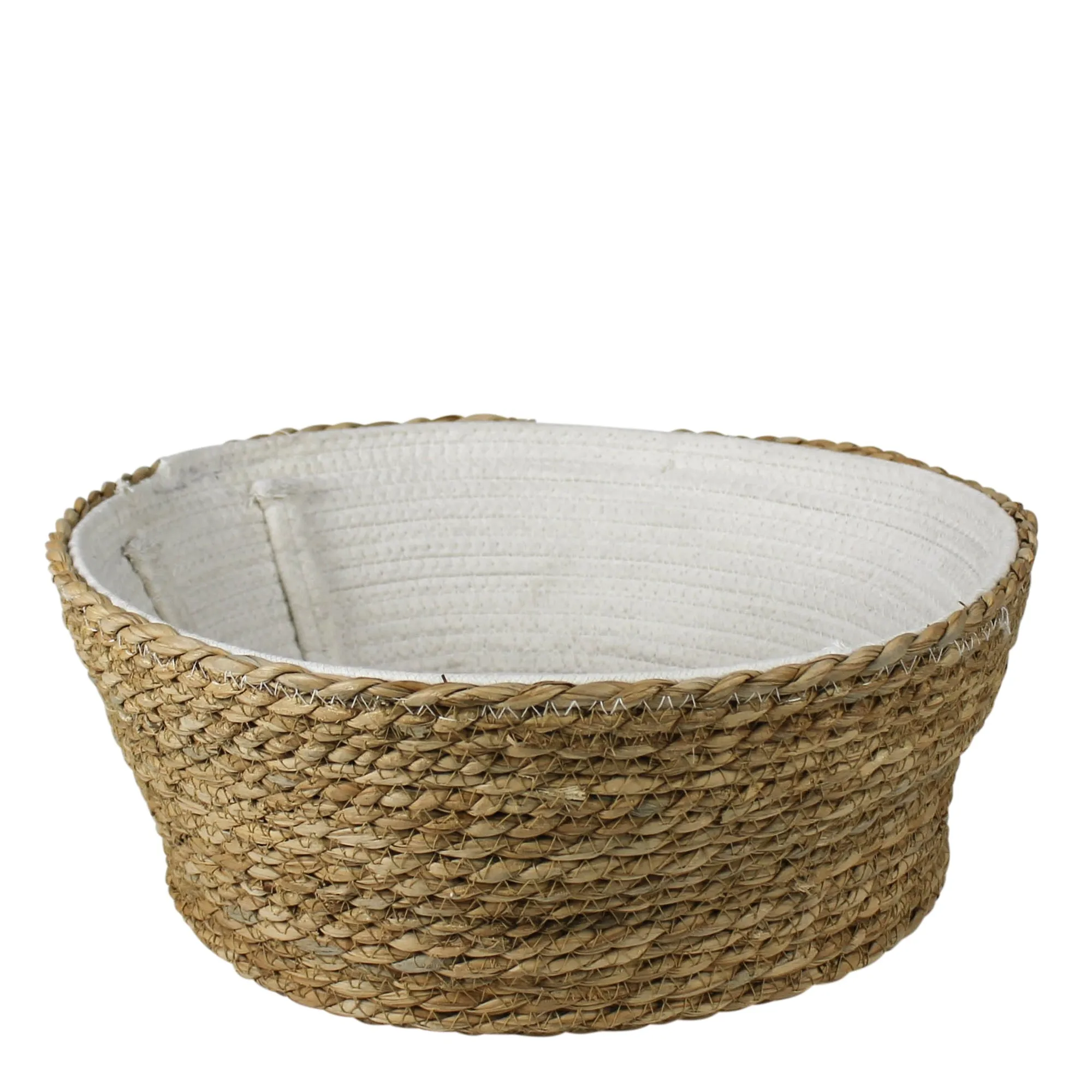 Gideon Collapsible Grass & Cotton Basket By HomArt