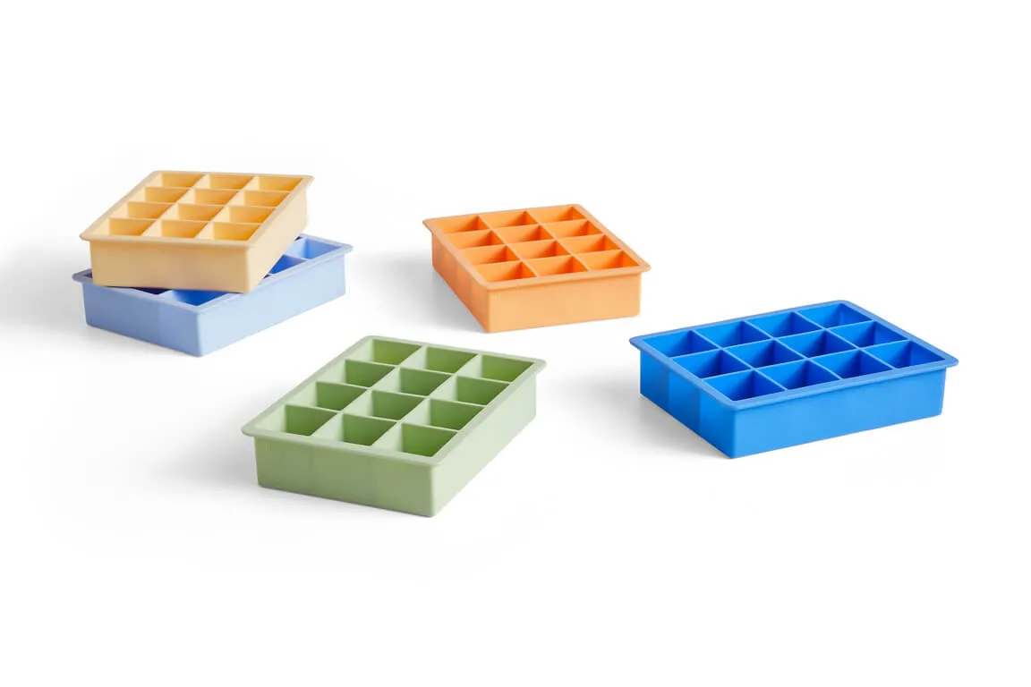 Ice Cube Tray | Mint | XL Square Cubes | by HAY