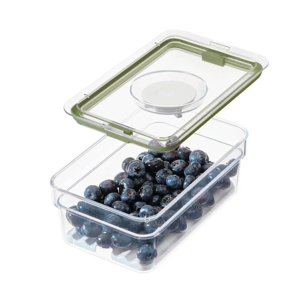 iDesign Fridge Container with Insert Tray Medium Short