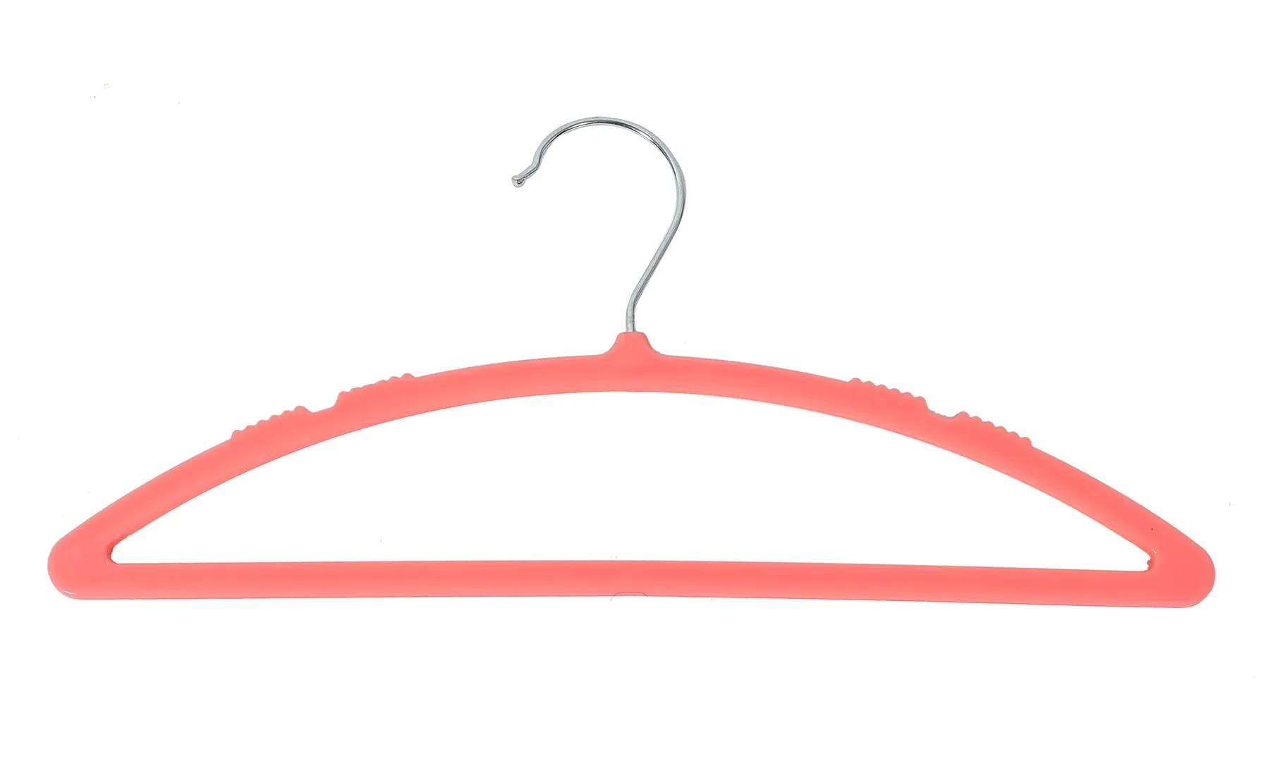 Kuber Industries 24 Pieces Non-Slip, Space Saving Plastic Closet Baby Hanger for Laundry & Everyday Use (Pink)-HS43KUBMART25733,HS43KUBMART025733