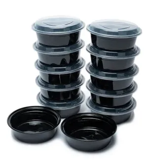 Meal Prep Container Round - 12 Count