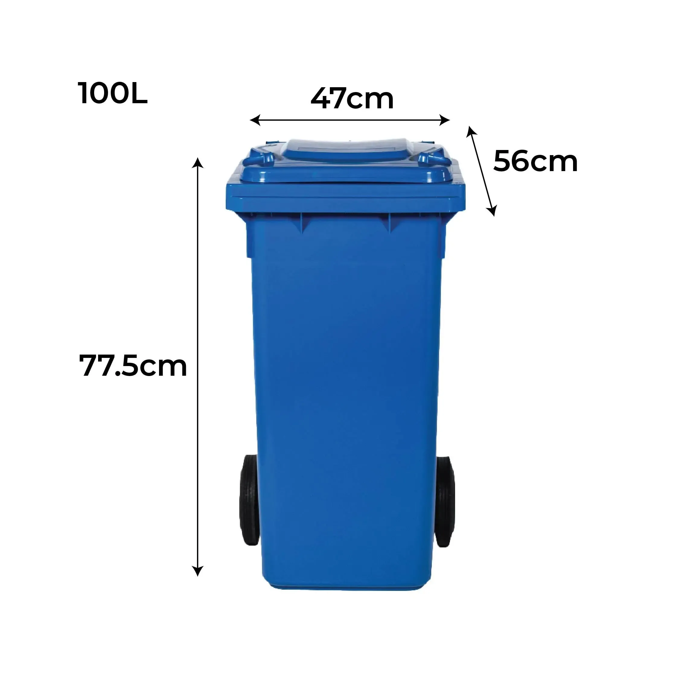 Mobile Garbage Bin | MGB | 80L, 100L, 120L, 240L, 360L | Trash Bin | Dustbin | Dustbin for Kitchen