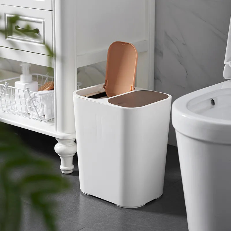 MODECO Dustbin | 2 in 1 | Waste Bin | 9L   9L | Trash Bin | Dustbin for Kitchen | Dustbin for Toilet