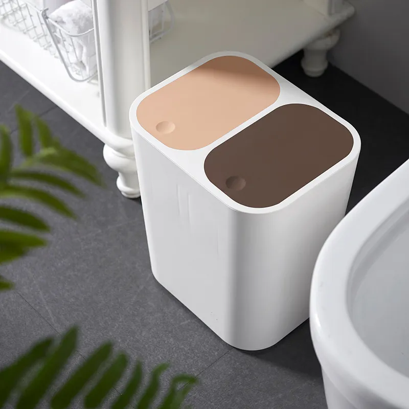 MODECO Dustbin | 2 in 1 | Waste Bin | 9L   9L | Trash Bin | Dustbin for Kitchen | Dustbin for Toilet