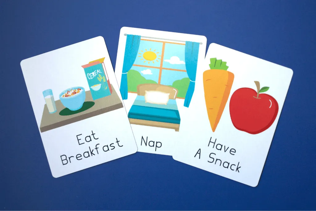 Montessori Daily Routine Cards