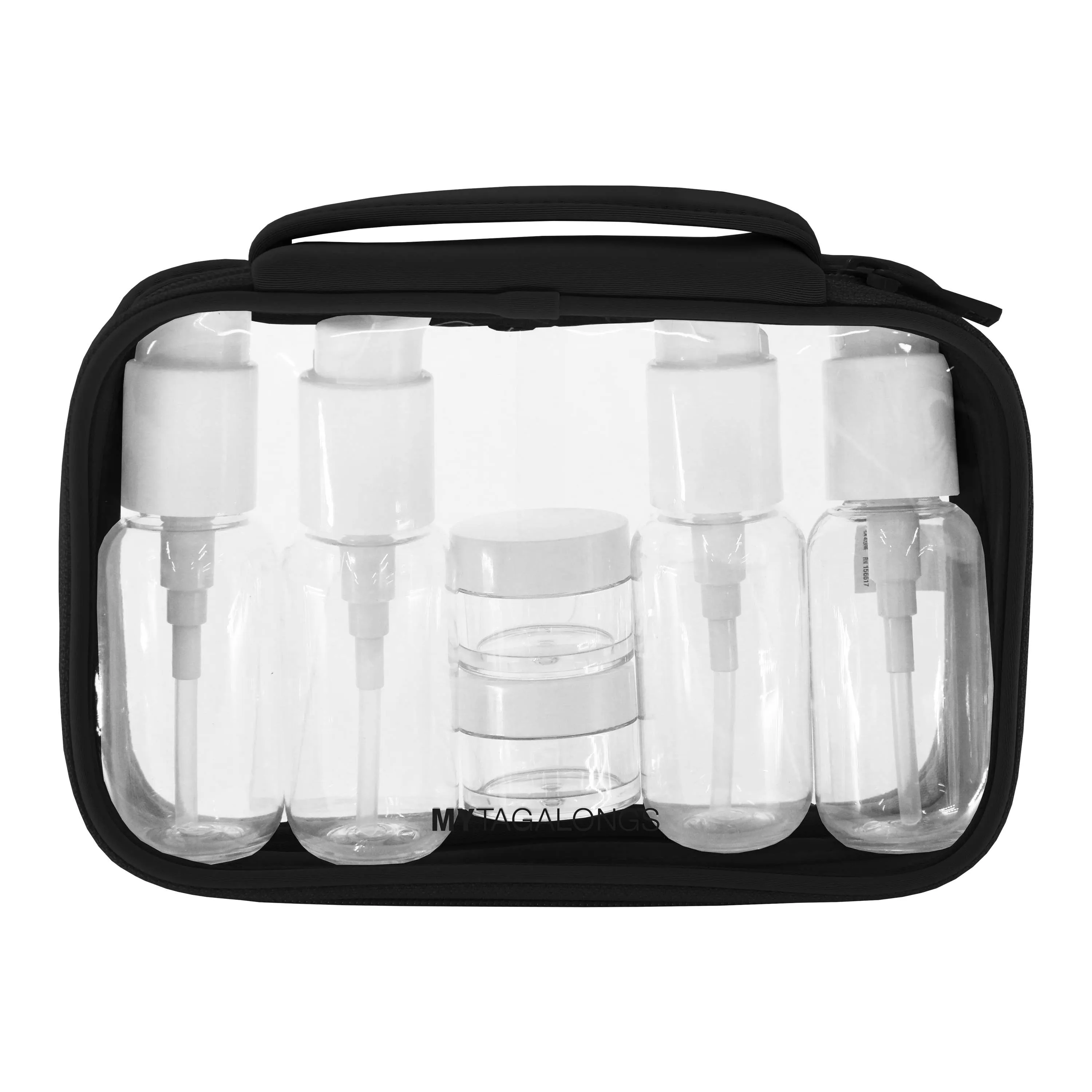 MYTAGALONGS- REFILLABLE TRAVEL BOTTLES - EVERLEIGH ONYX