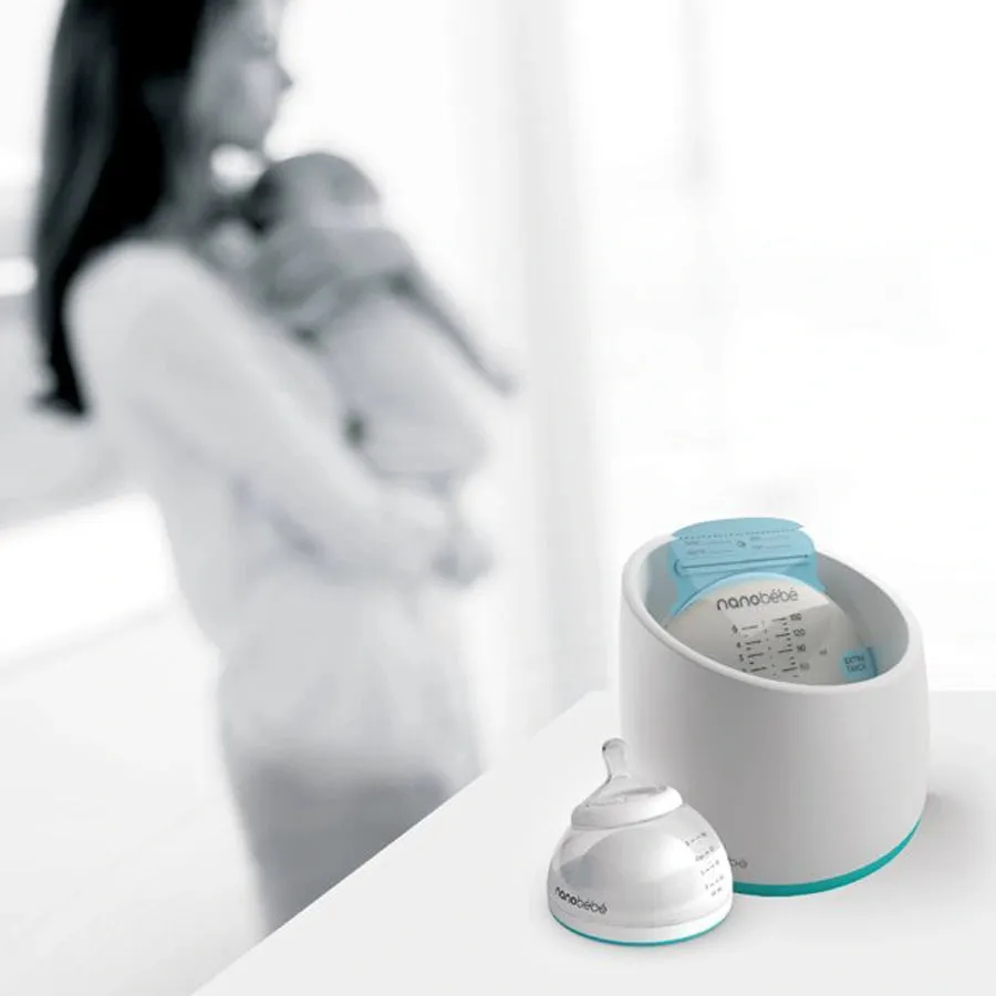 Nanobebe Breastmilk Bottle Warming Bowl - Teal