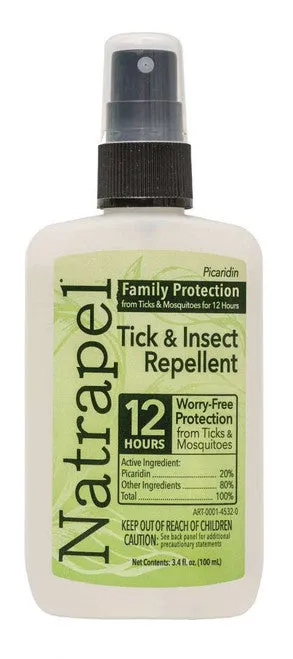 NATRAPEL REPELLENT TICKS PICARIDIN 3.4 Oz