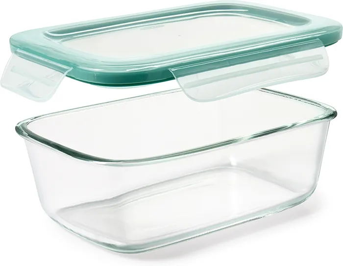 OXO Good Grips 8 Cup Smart Seal Glass Rectangle Container