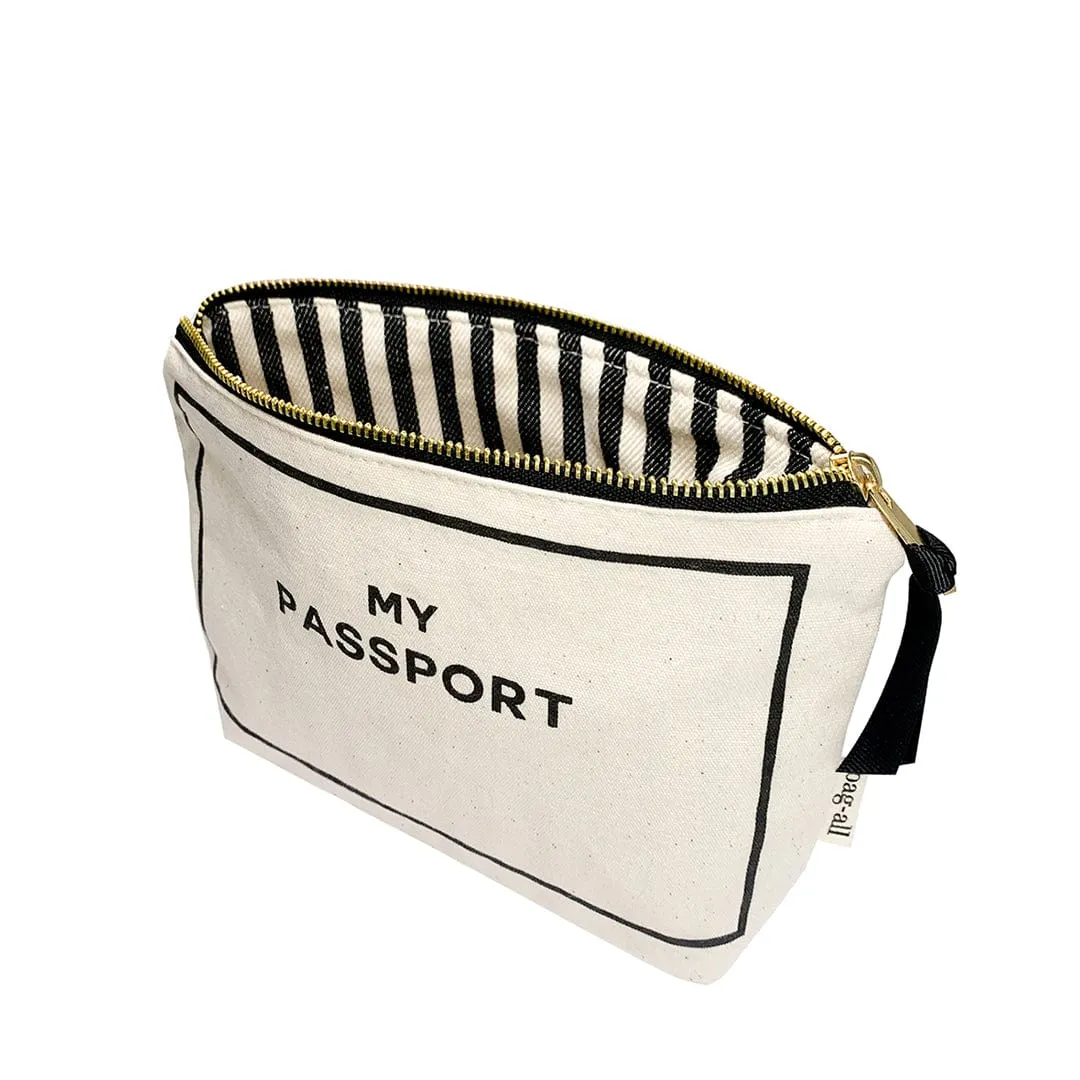 Passport Pouch, Cream