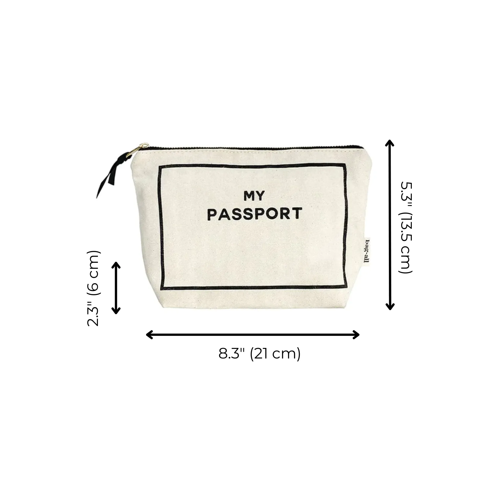 Passport Pouch, Cream