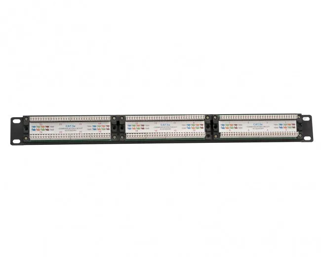 Platinum Tools 651-24C5 24 Port Cat5e Non-Shielded Patch Panel