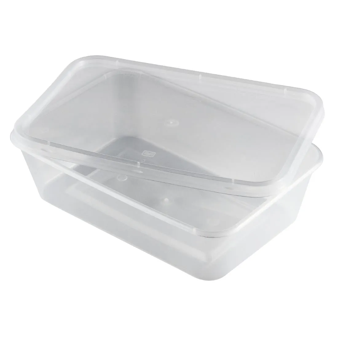 Premium Plastic Takeaway Container with Lid 750ml/26oz (Pack 250)