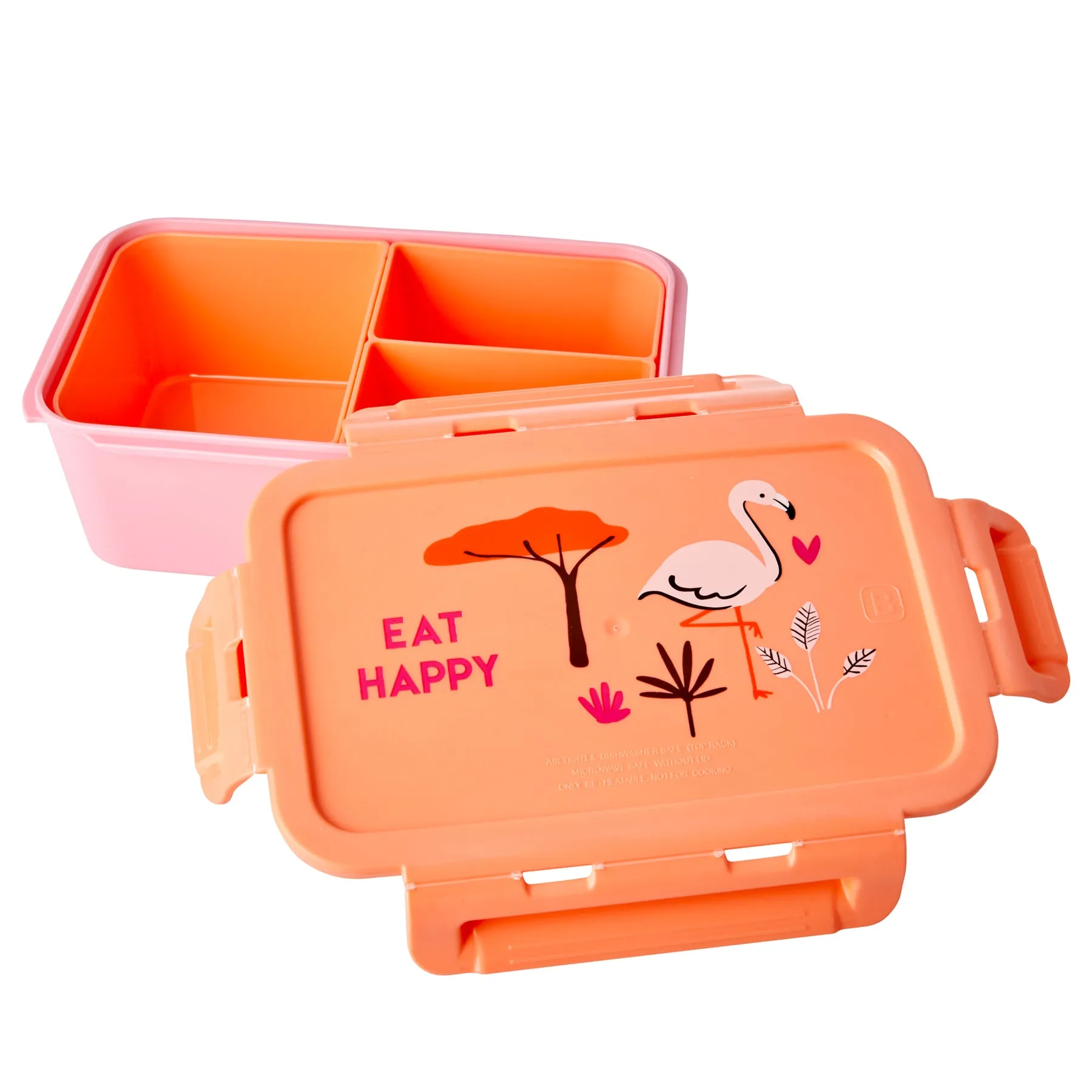 Rice DK Lunchbox with 3 Inserts - Coral Jungle Print