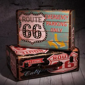 Route 66 California Storage Box - Green