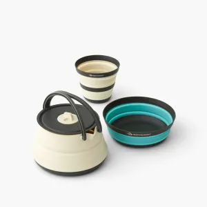 Sea to Summit Frontier Ultralight Collapsible Kettle Cook Set (1 Person, 3 Piece)