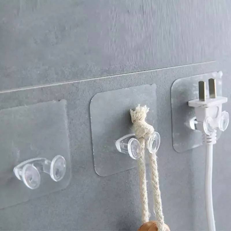 Self Adhesive Wall Hook, Power Plug Socket Holder, Wall Storage Hanger