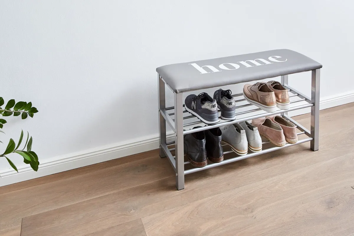 Shoe Rack With Cushion "Home"