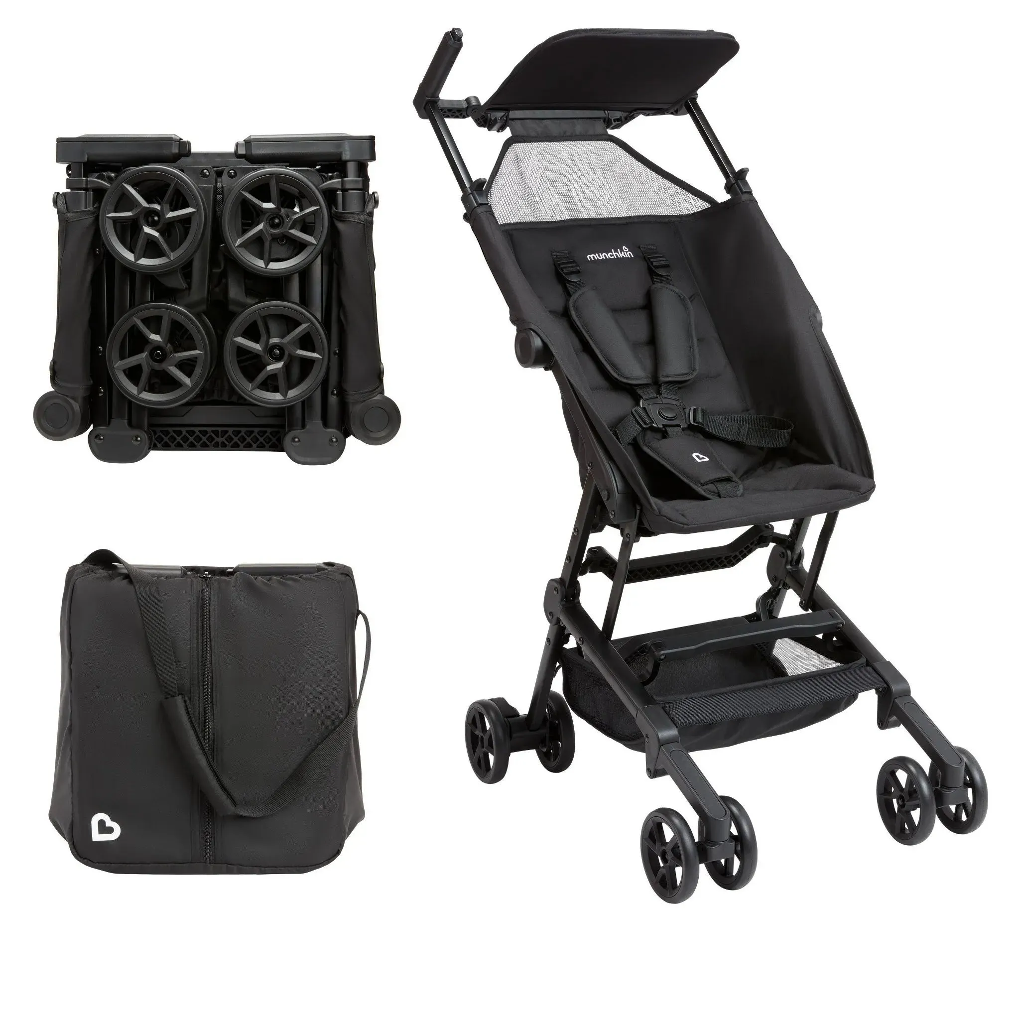 Sparrow Ultra Compact Travel Stroller - Black (See Details)