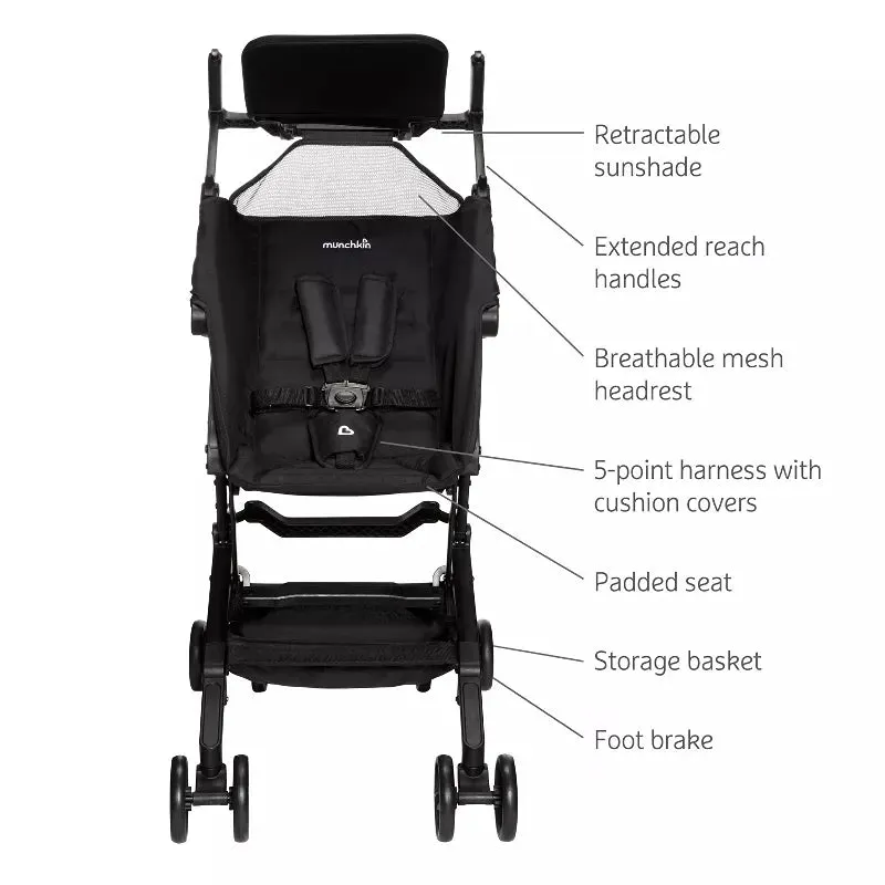 Sparrow Ultra Compact Travel Stroller - Black (See Details)