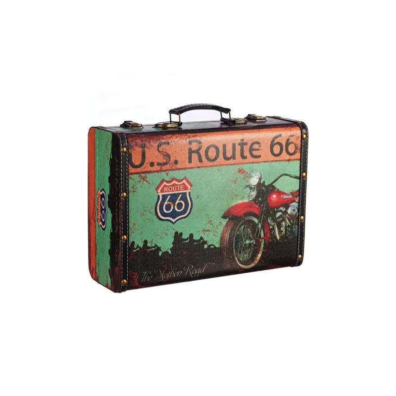 U.S Route 66 Moto Storage Box - Green