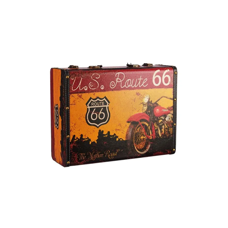 U.S Route 66 Moto Storage Box - Green